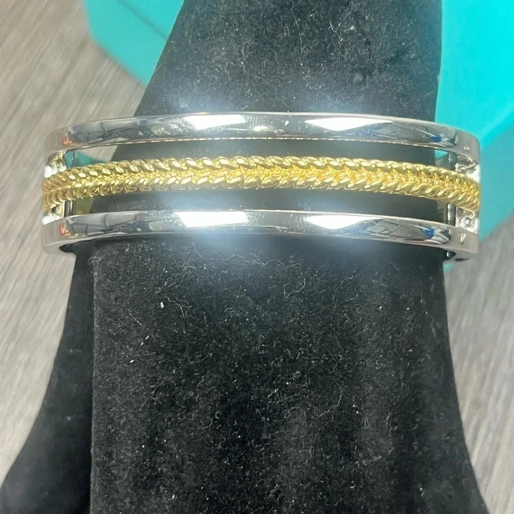 Talbots Two-Tone Bracelet - Picture 2 of 11